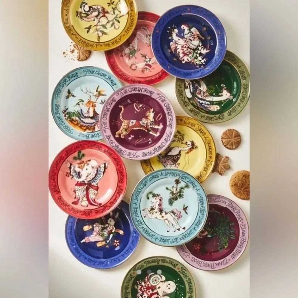 Anthropologie Phannapast Taychamaythakool 12 Days  Christmas Turtle Doves